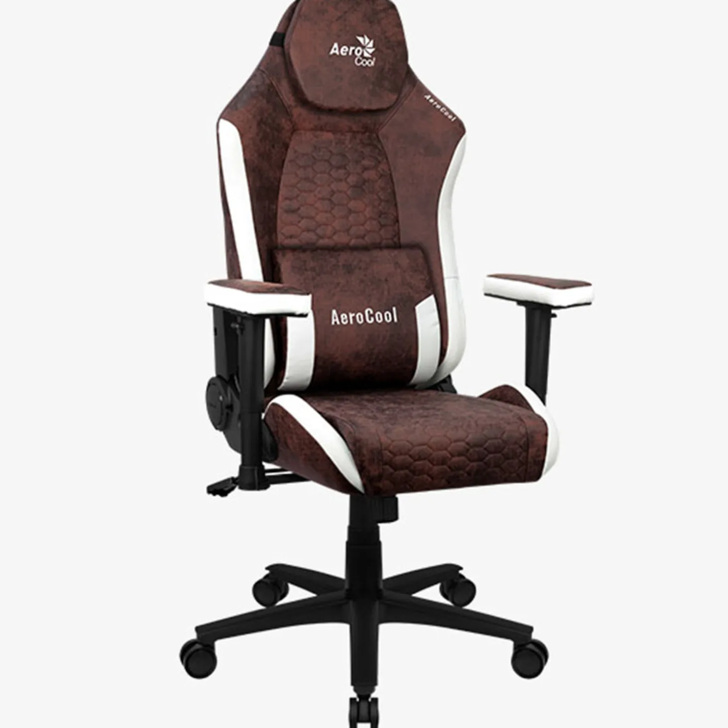 Aerocool CROWN AeroSuede Burgundy Red