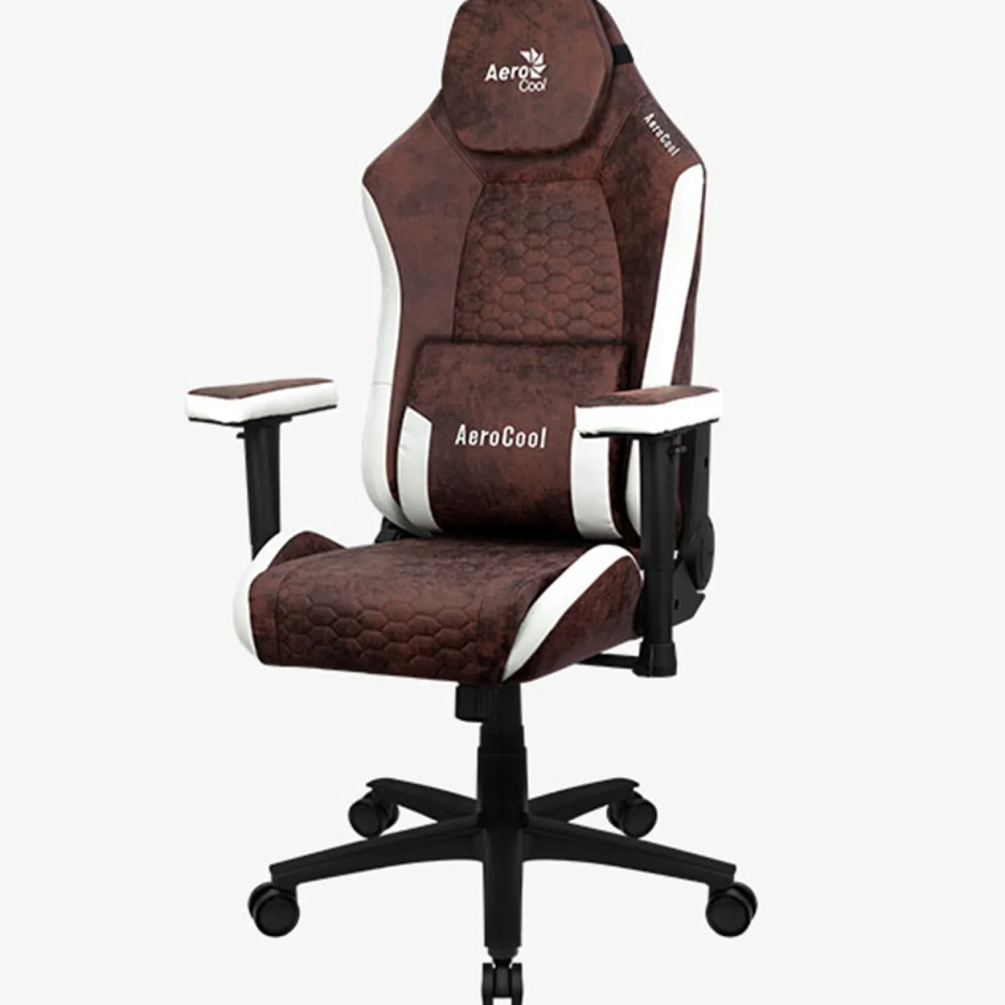Aerocool CROWN AeroSuede Burgundy Red