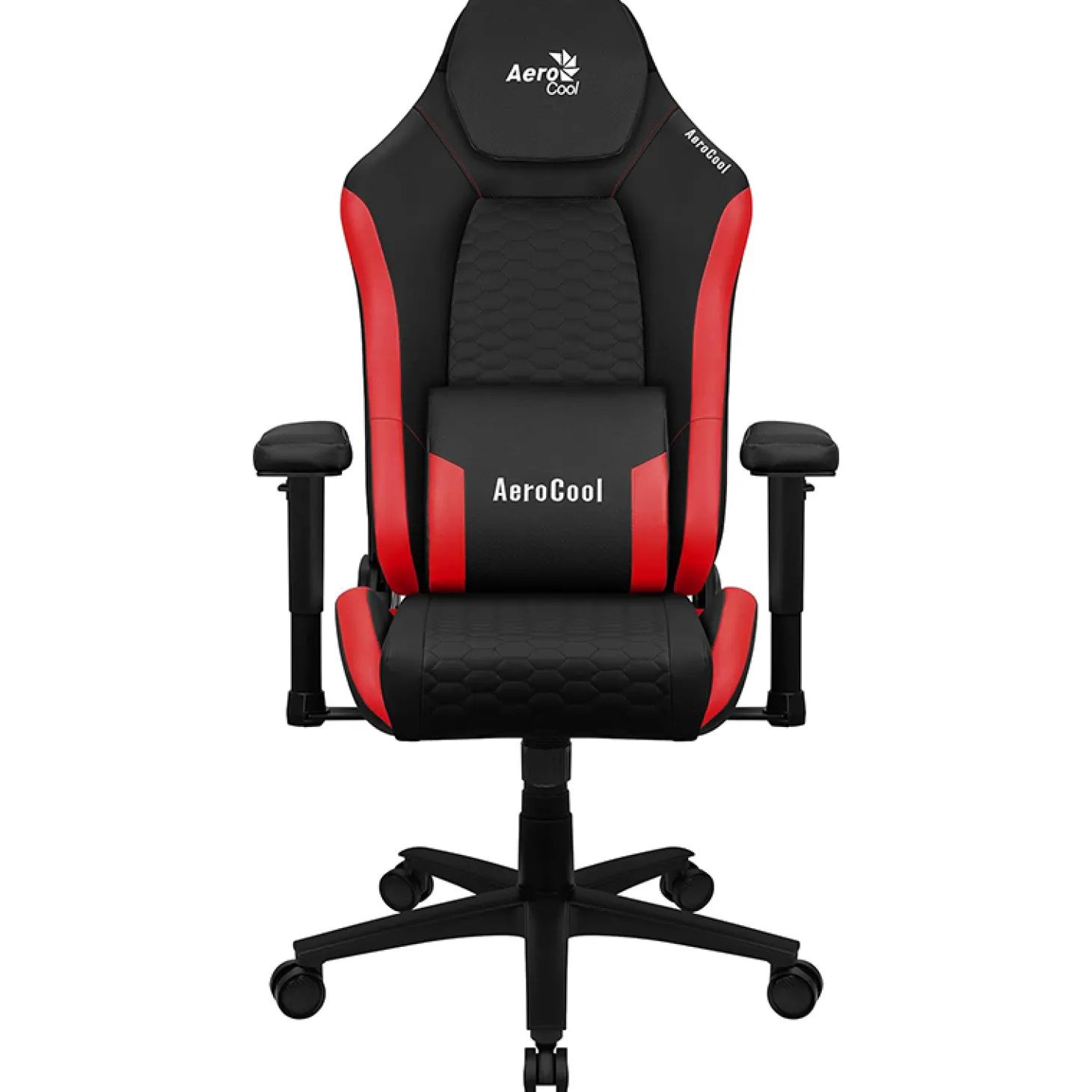 Aerocool CROWN Leatherette Black Red