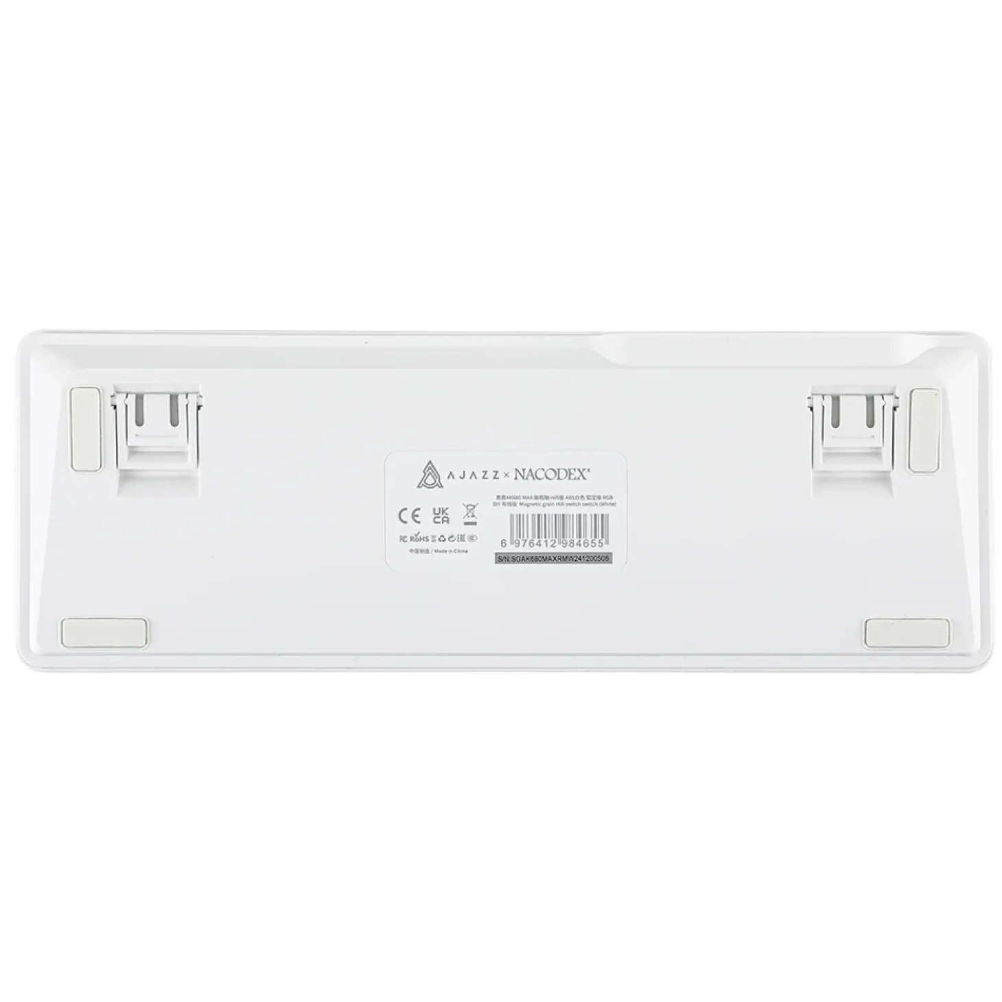 Ajazz AK680 MAX Magnetic ANSI US Blanc