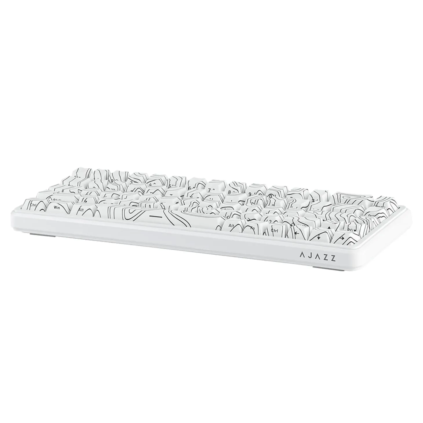 Ajazz AK680 MAX Magnetic ANSI US Blanc Side-Printed