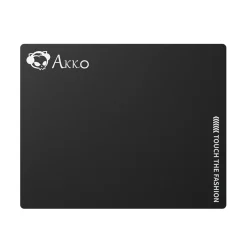 Akko Tapis de Souris en Verre Noir
