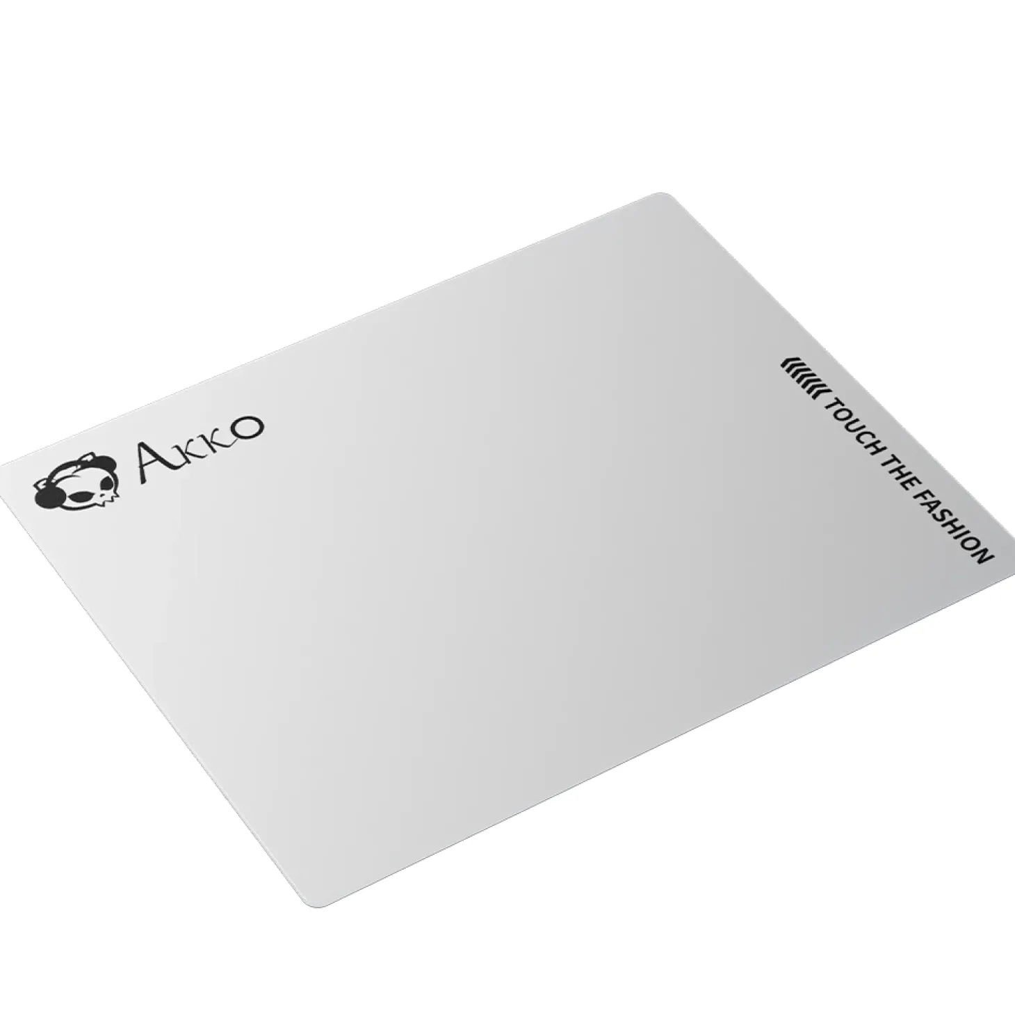 Akko Tapis de Souris en Verre Blanc