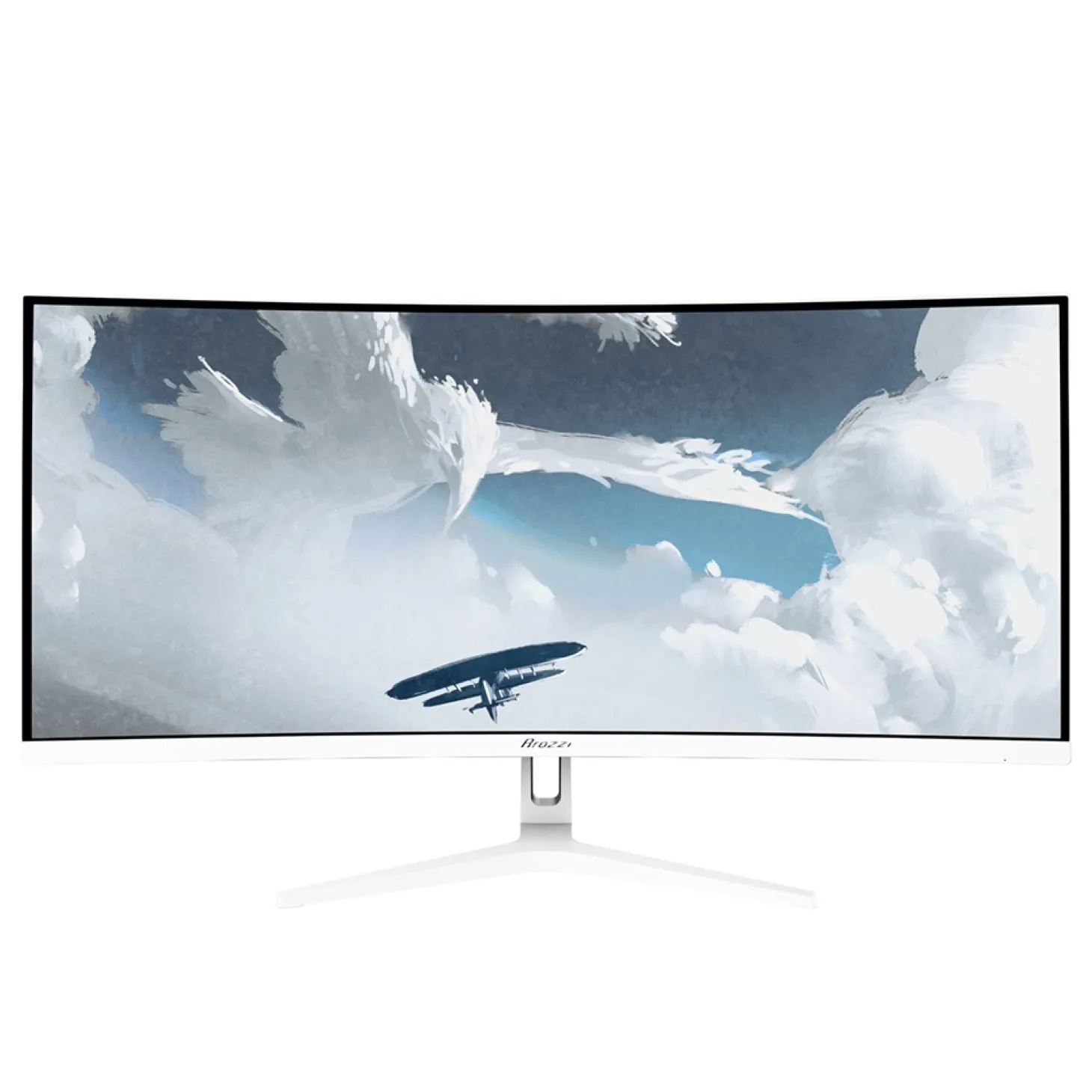 Arozzi Nova 34″ VA 2K UWQHD 165Hz Blanc