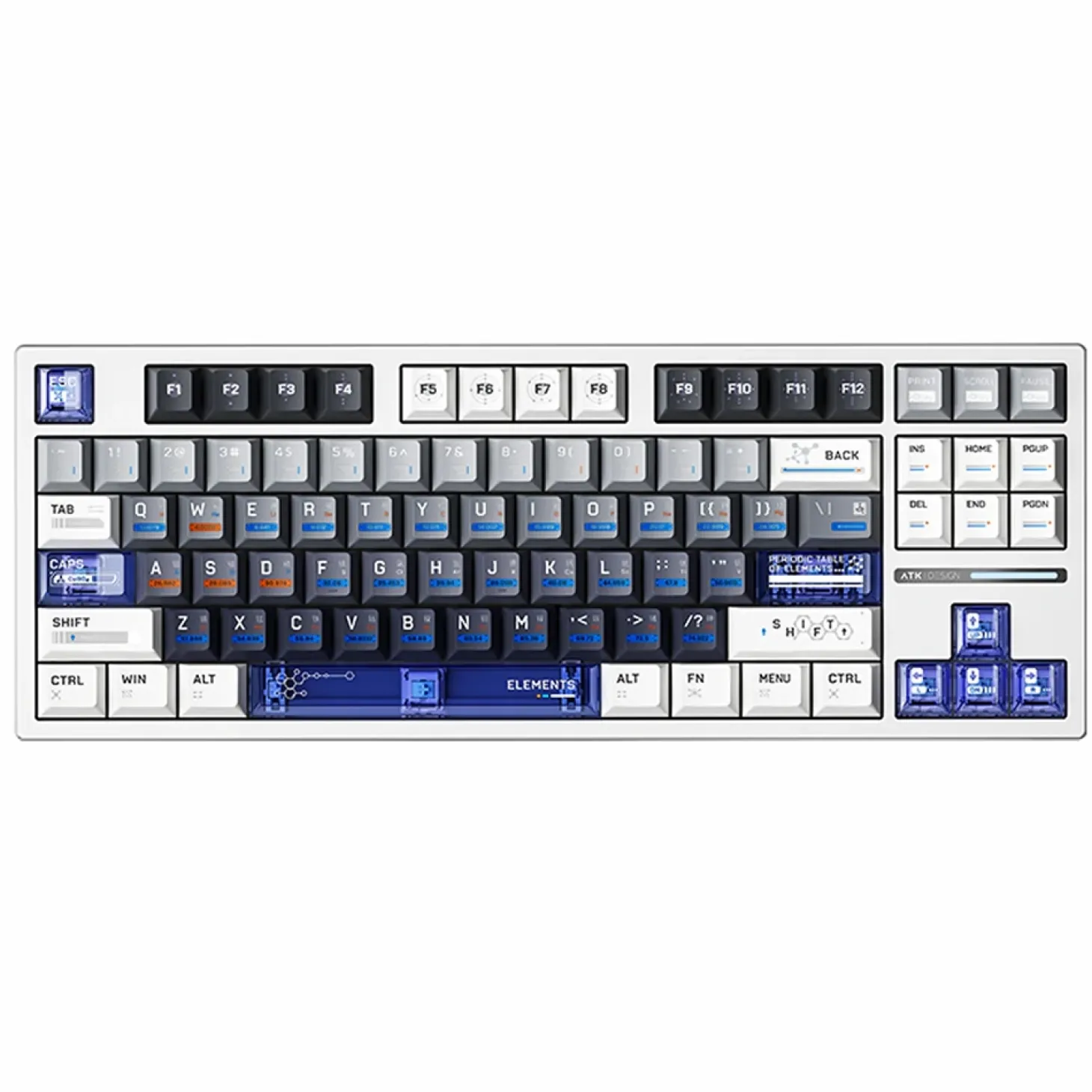 ATK Z87 Pro Periodic Table Wireless ANSI US Argent