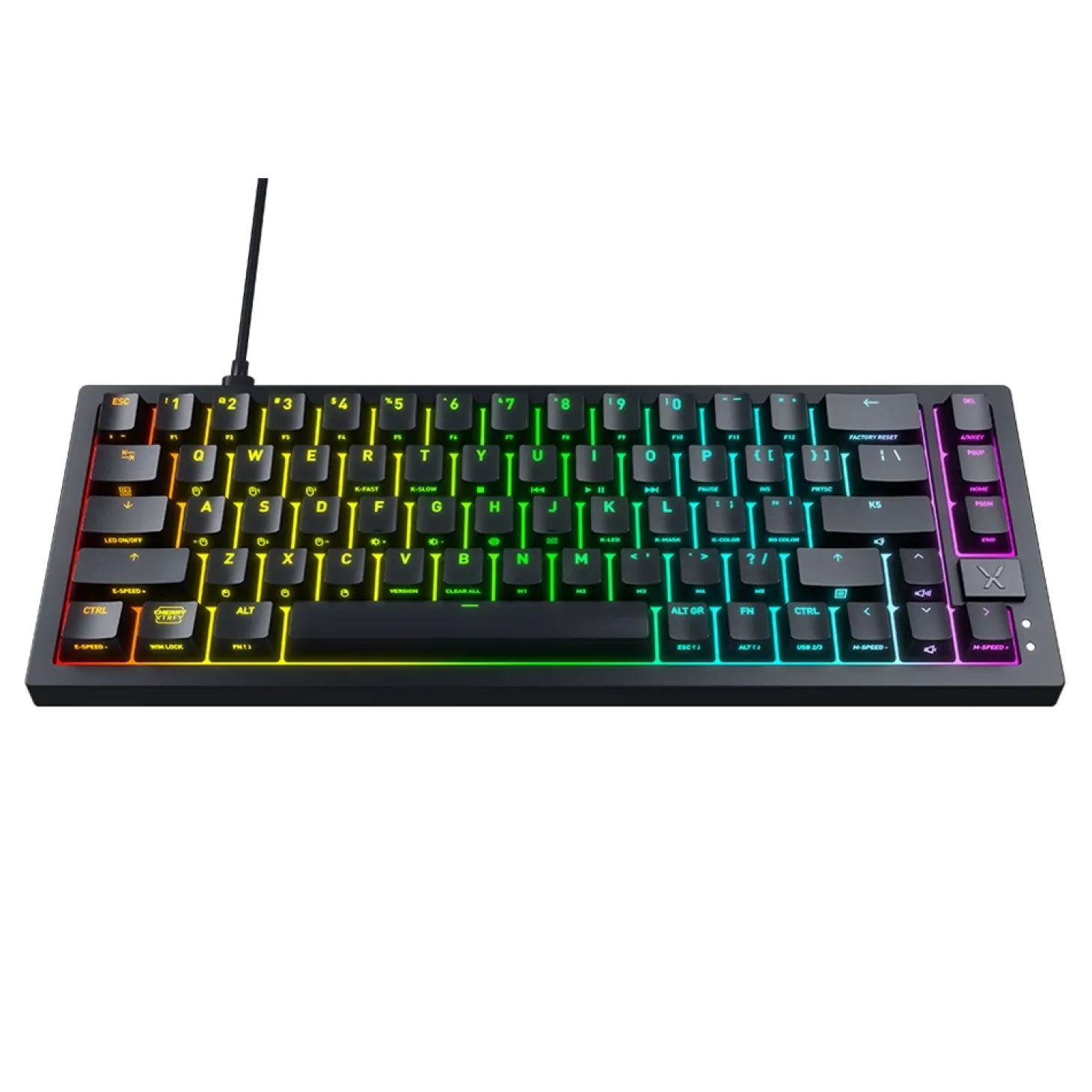 Cherry Xtrfy K5V2 Compact ISO FR Noir