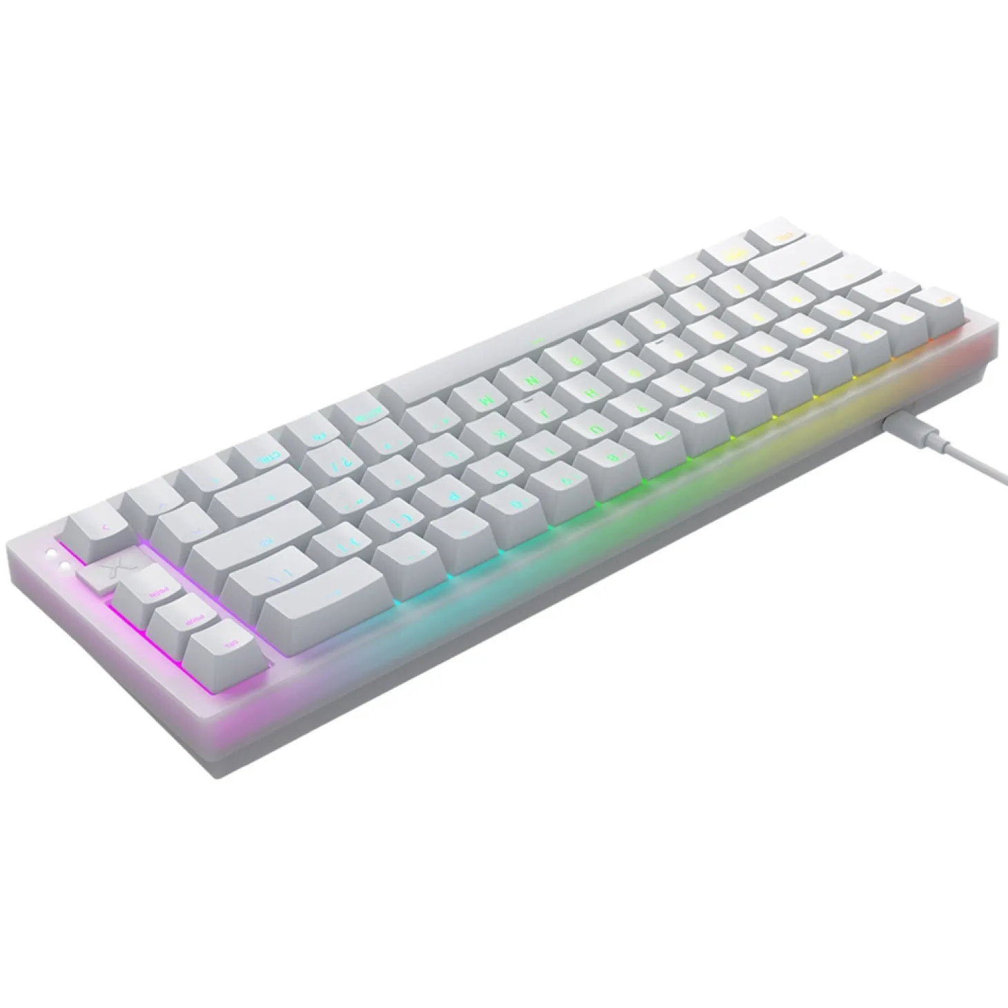 Cherry Xtrfy K5V2 Compact ISO FR Blanc
