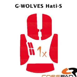 Corepad Grips G-Wolves Hati-S Mini Soft Rouge