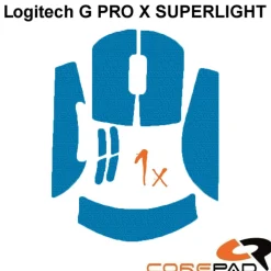 Corepad Grips Logitech G PRO X Superlight / Superlight 2 Soft Bleu