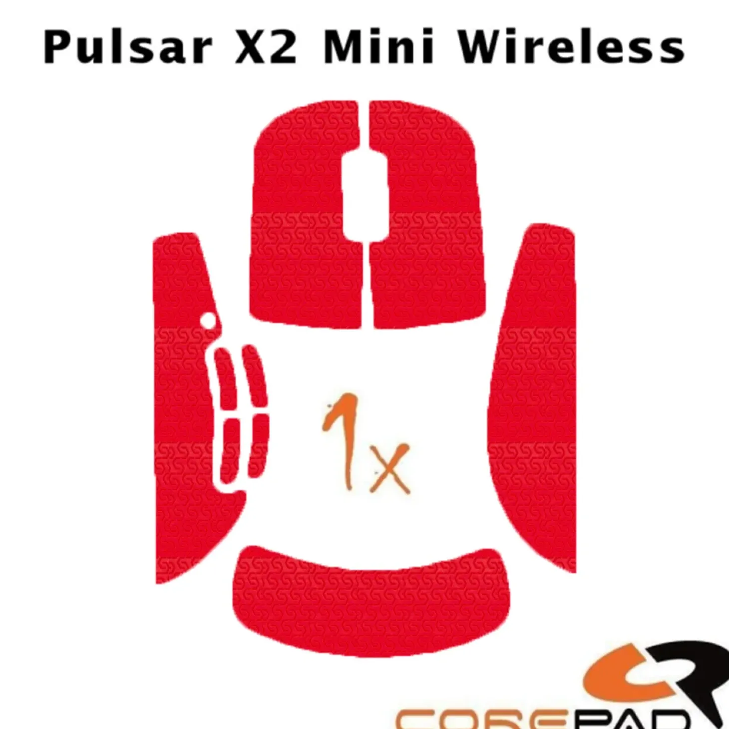 Corepad Grips Pulsar X2 Mini / X2-V2 Mini Wireless Soft Rouge