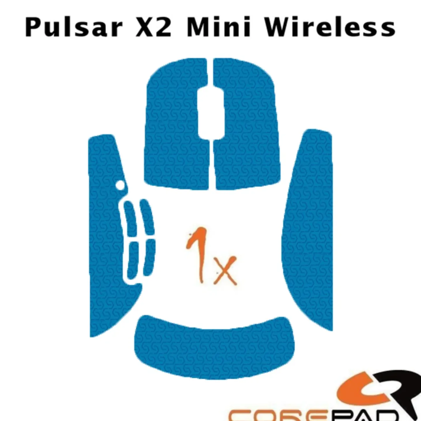 Corepad Grips Pulsar X2 Mini / X2-V2 Mini Wireless Soft Bleu