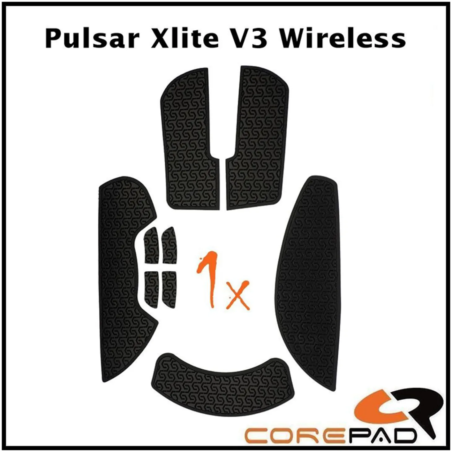 Corepad Grips Pulsar Xlite V3/V4 Wireless Soft Noir