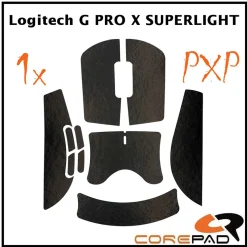 Corepad Grips PXP Logitech G PRO X SUPERLIGHT / G PRO X SUPERLIGHT 2 Noir