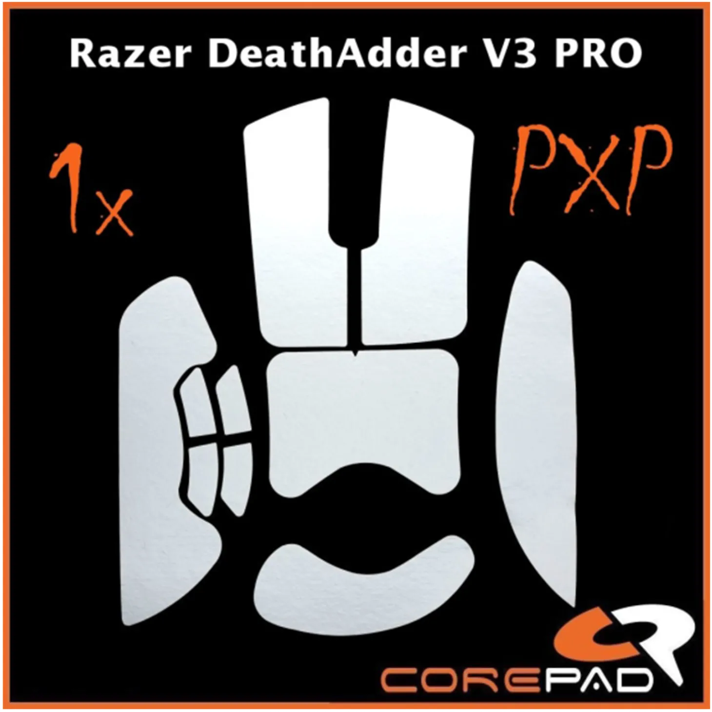 Corepad Grips PXP Razer DeathAdder V3 Pro / DeathAdder V3 Blanc