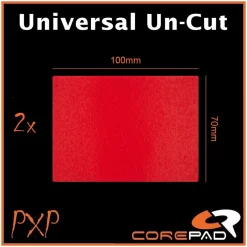 Corepad Grips PXP Universel Un-Cut DIY Clavier & Souris Rouge