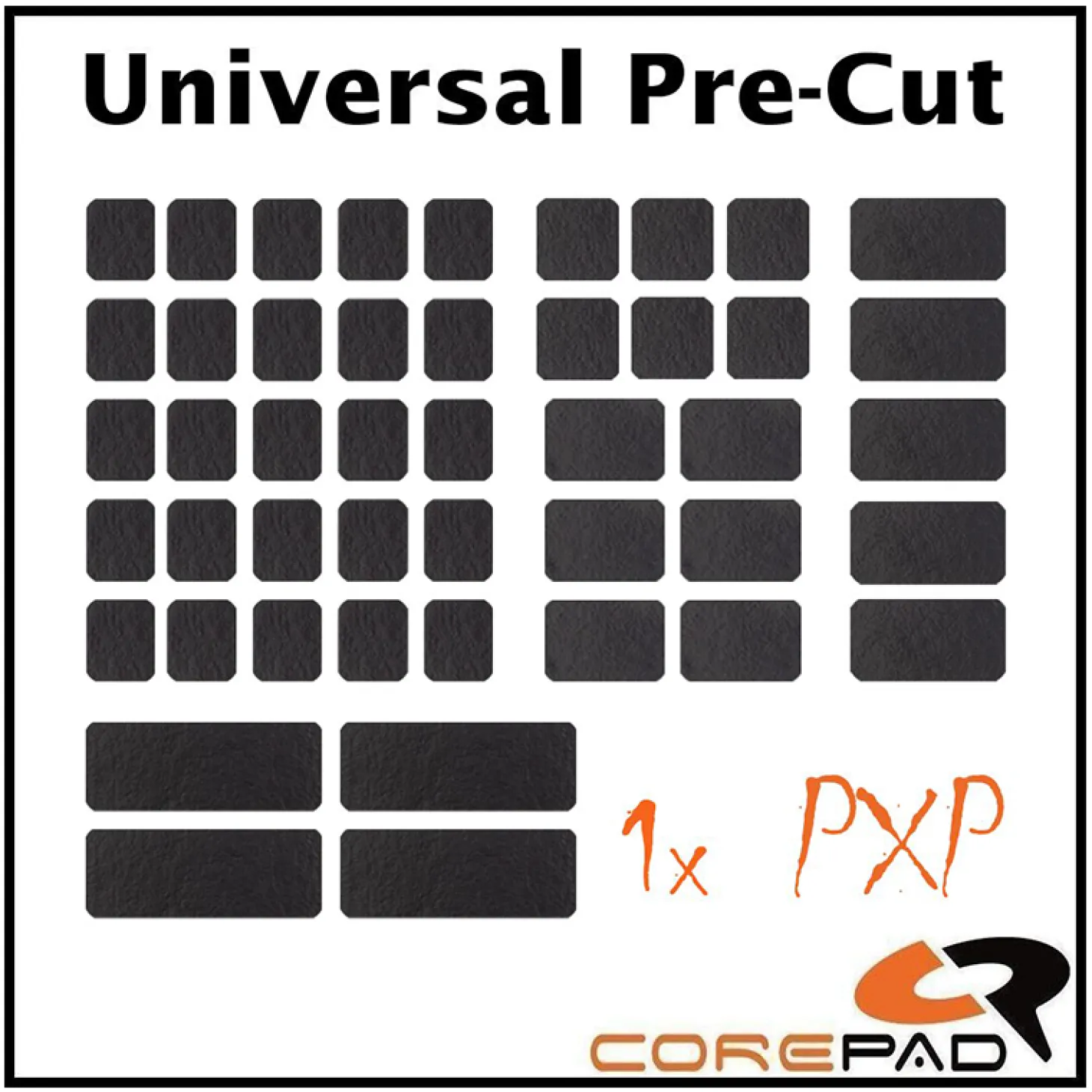 Corepad Grips PXP Universel Pre-Cut Clavier & Souris Noir