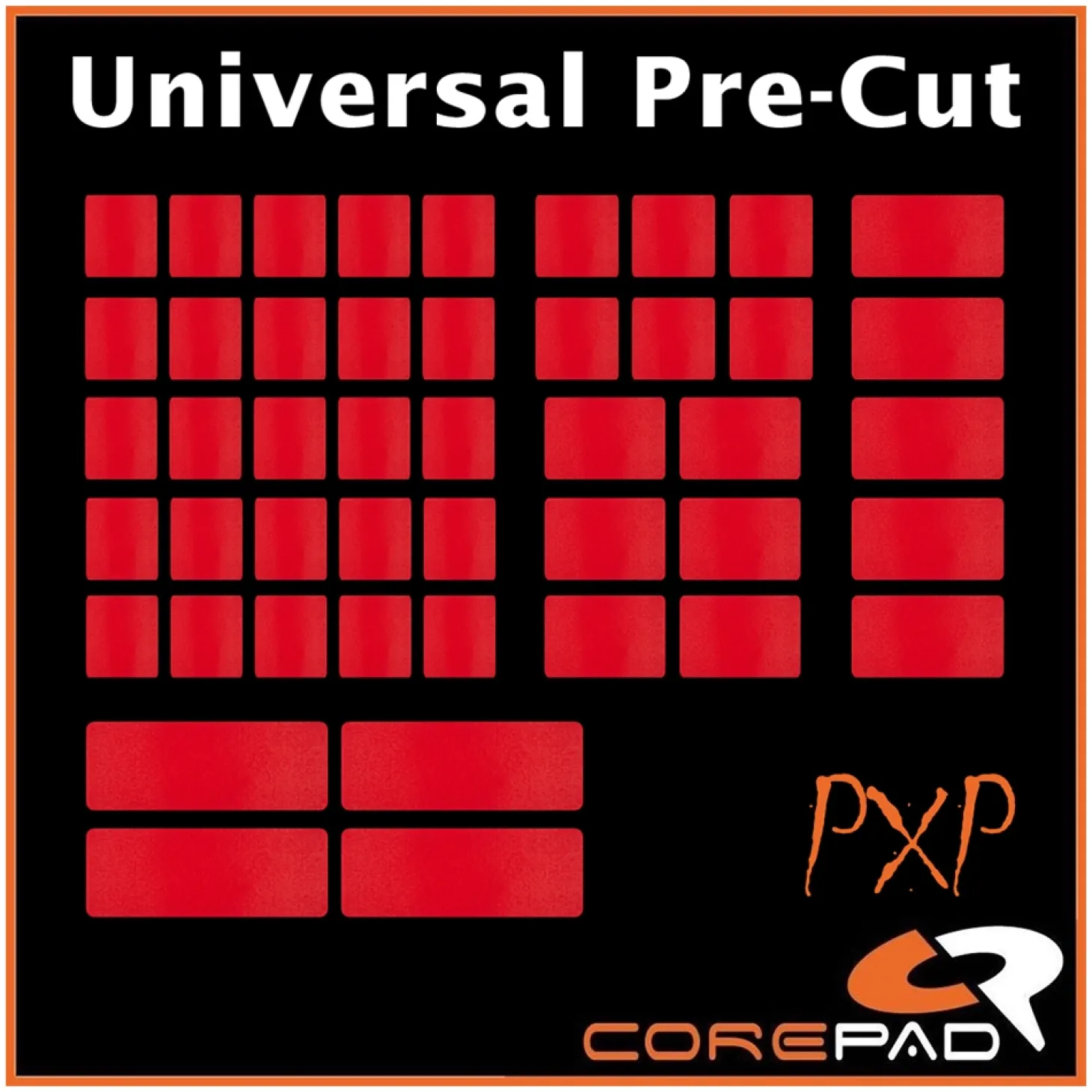Corepad Grips PXP Universel Pre-Cut Clavier & Souris Rouge