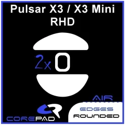 Corepad Patins Teflon AIR Pulsar X3 RHD / X3 Mini RHD