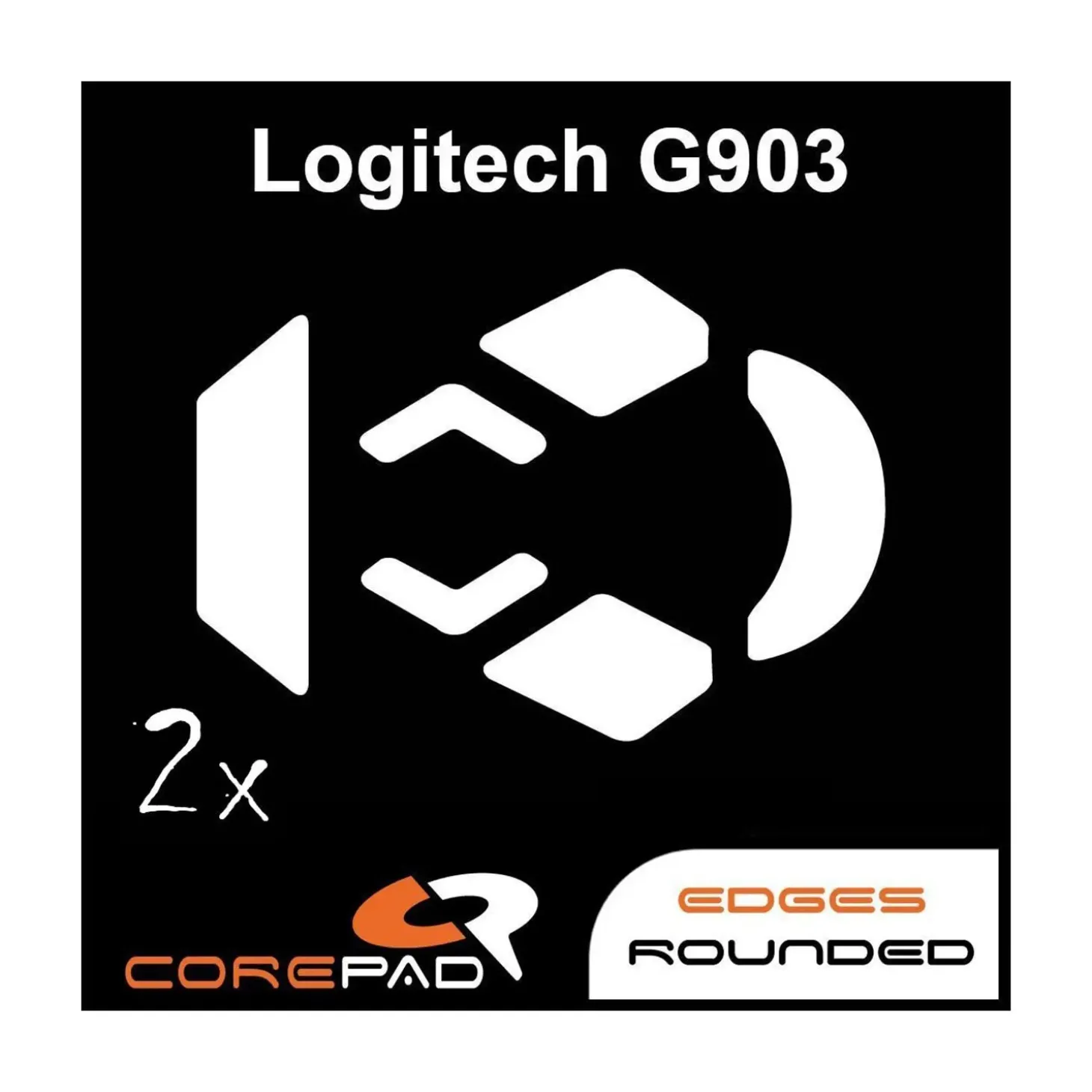 Corepad Patins Teflon PRO Logitech G903 Lightspeed / G903 Hero Lightspeed