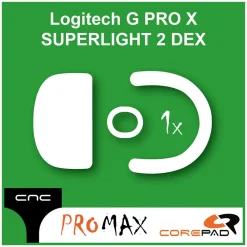 Corepad Patins Teflon PRO MAX Logitech G PRO X SUPERLIGHT 2 DEX