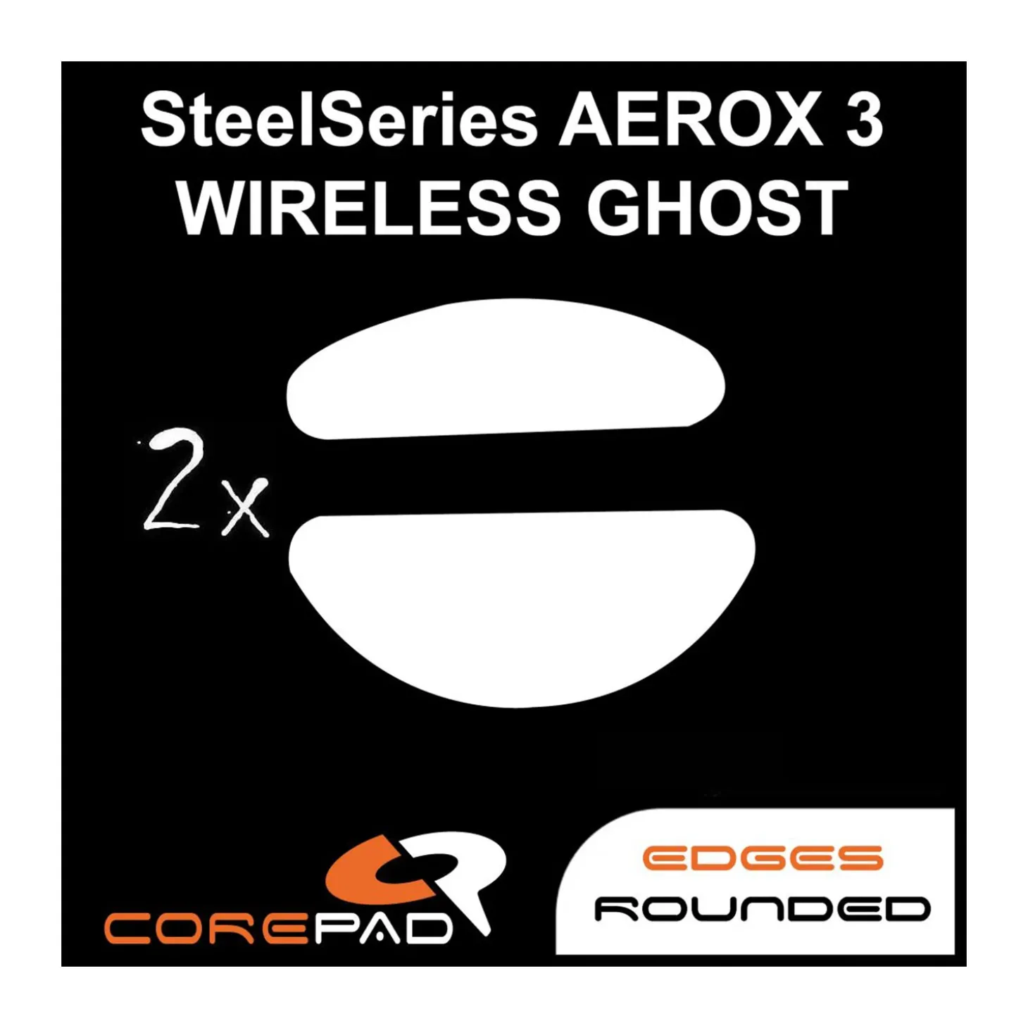 Corepad Patins Teflon PRO SteelSeries Aerox 3 Wireless Ghost / Wired 2022 Edition / Wireless 2022 Edition