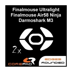 Corepad Patins Teflon PRO FinalMouse Darmoshark M3 / Darmoshark M3 4K / FinalMouse Ultralight Pro / Tournament Pro / Air58 Ninja