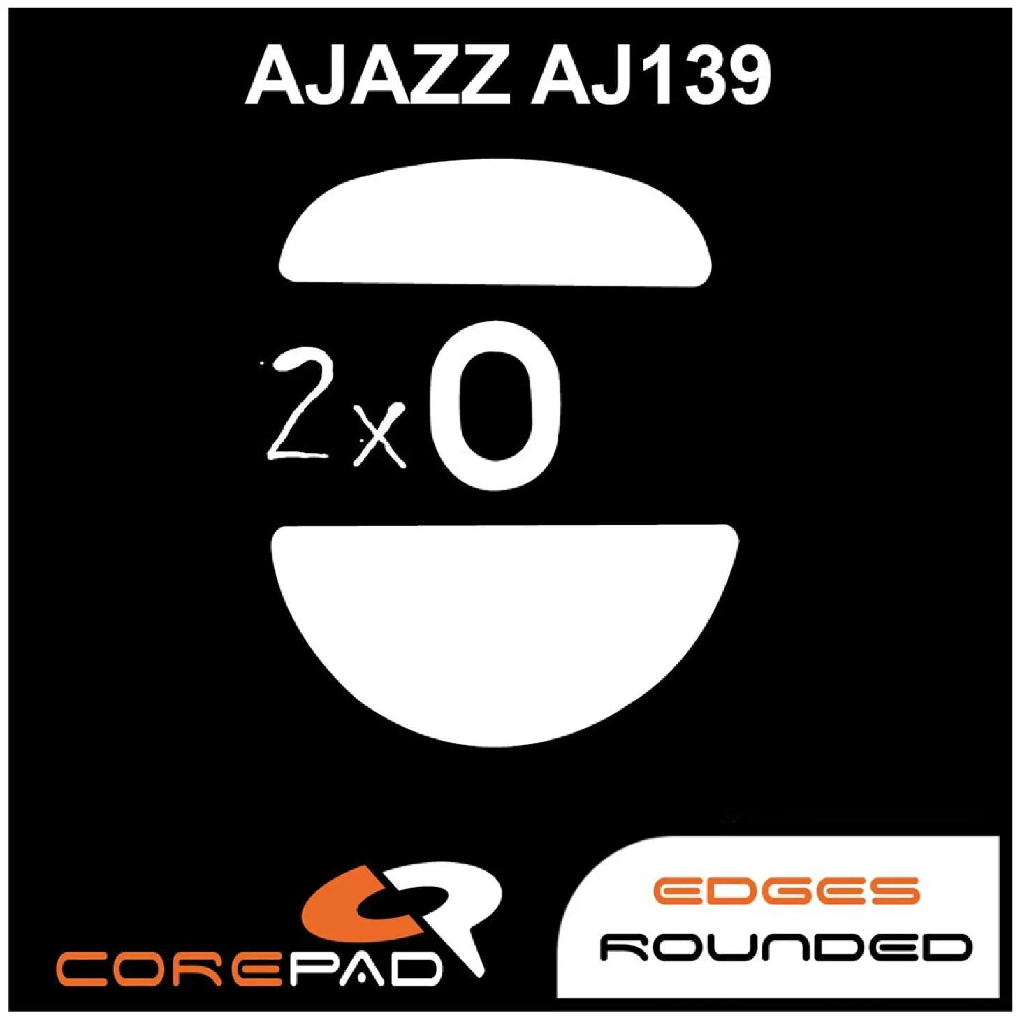 Corepad Patins Teflon PRO Ajazz AJ139