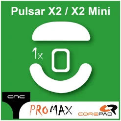 Corepad Patins Teflon PRO MAX Pulsar X2 / X2 V2 / X2H / X2A (Standard et Mini)