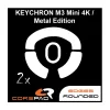 Corepad Patins Teflon PRO Keychron M3 Mini Wireless / M3 Mini 4K Wireless / M3 Mini Metal Edition