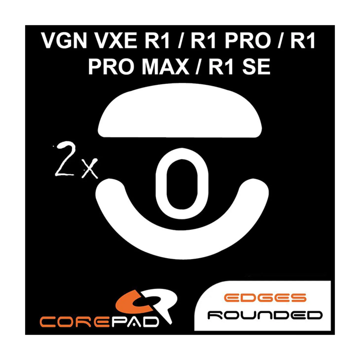 Corepad Patins Teflon PRO VGN VXE Dragonfly R1 / R1 PRO / R1 PRO MAX / R1 SE Wireless