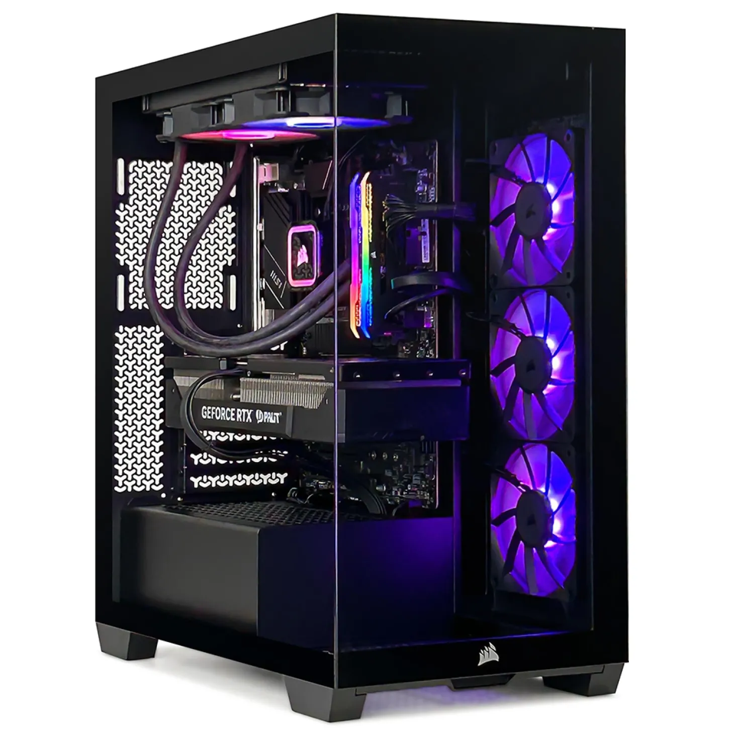 CORSAIR iCUE 3500X – Intel Core I7 12700KF – RTX 4060 – 16Go DDR4 3600Mhz – SSD 1To Noir