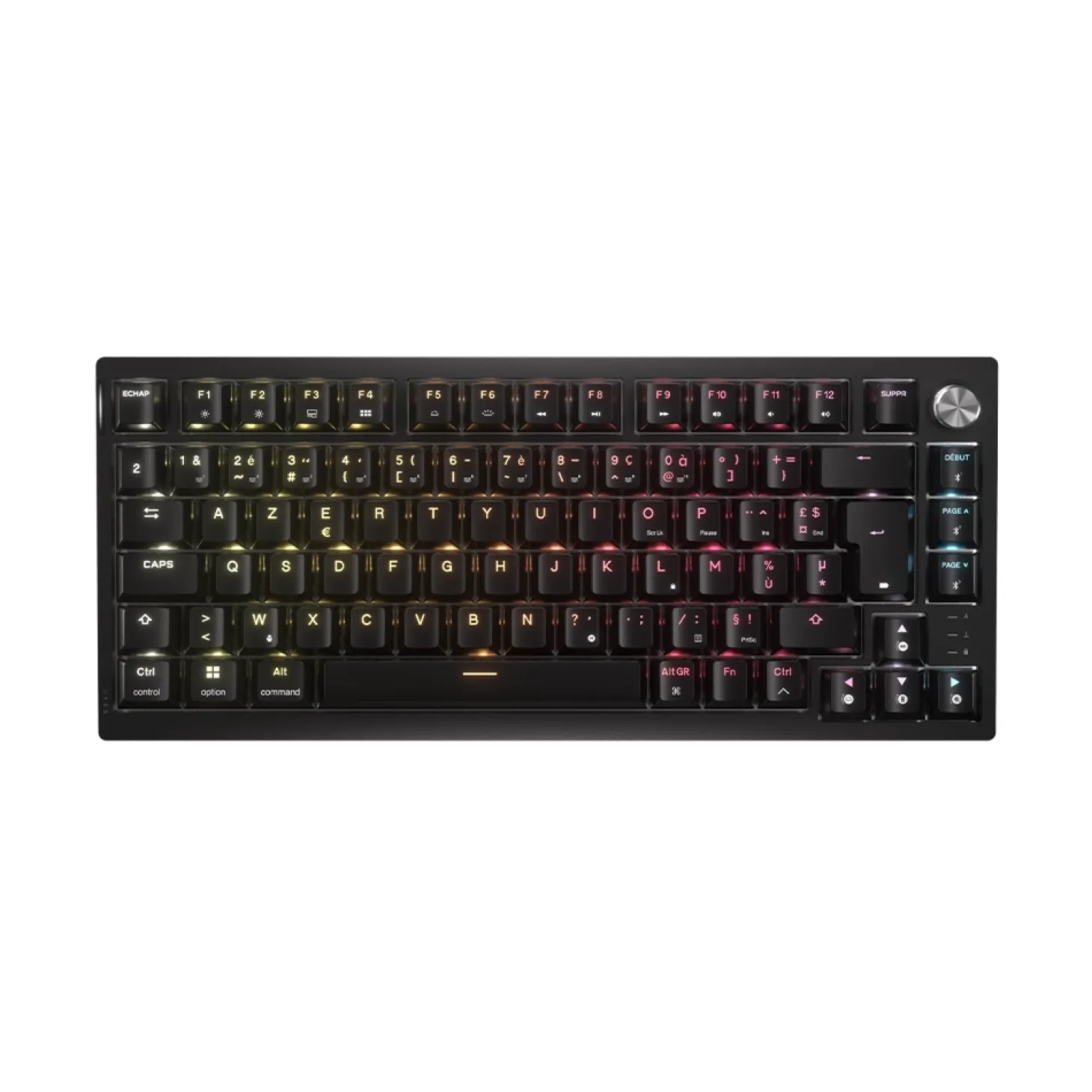 Corsair K65 PLUS Wireless Tactile ISO FR Noir