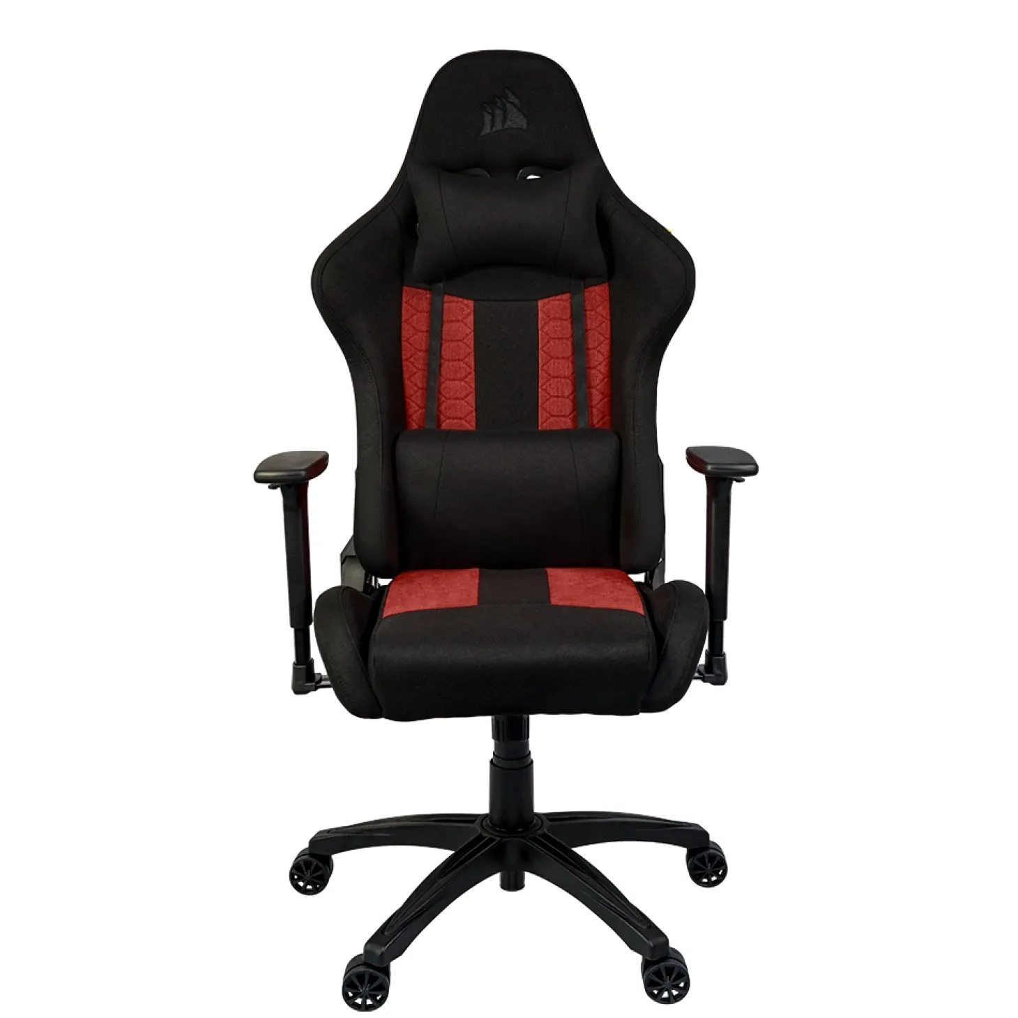 Corsair TC100 RELAXED Fabric Noir/Rouge