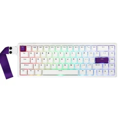 Epomaker HE68 ANSI US White Purple