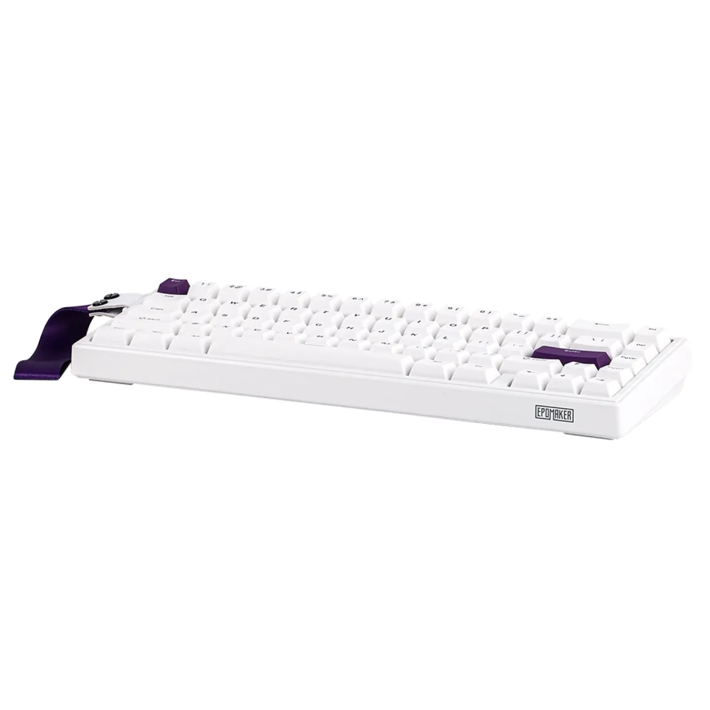 Epomaker HE68 ANSI US White Purple