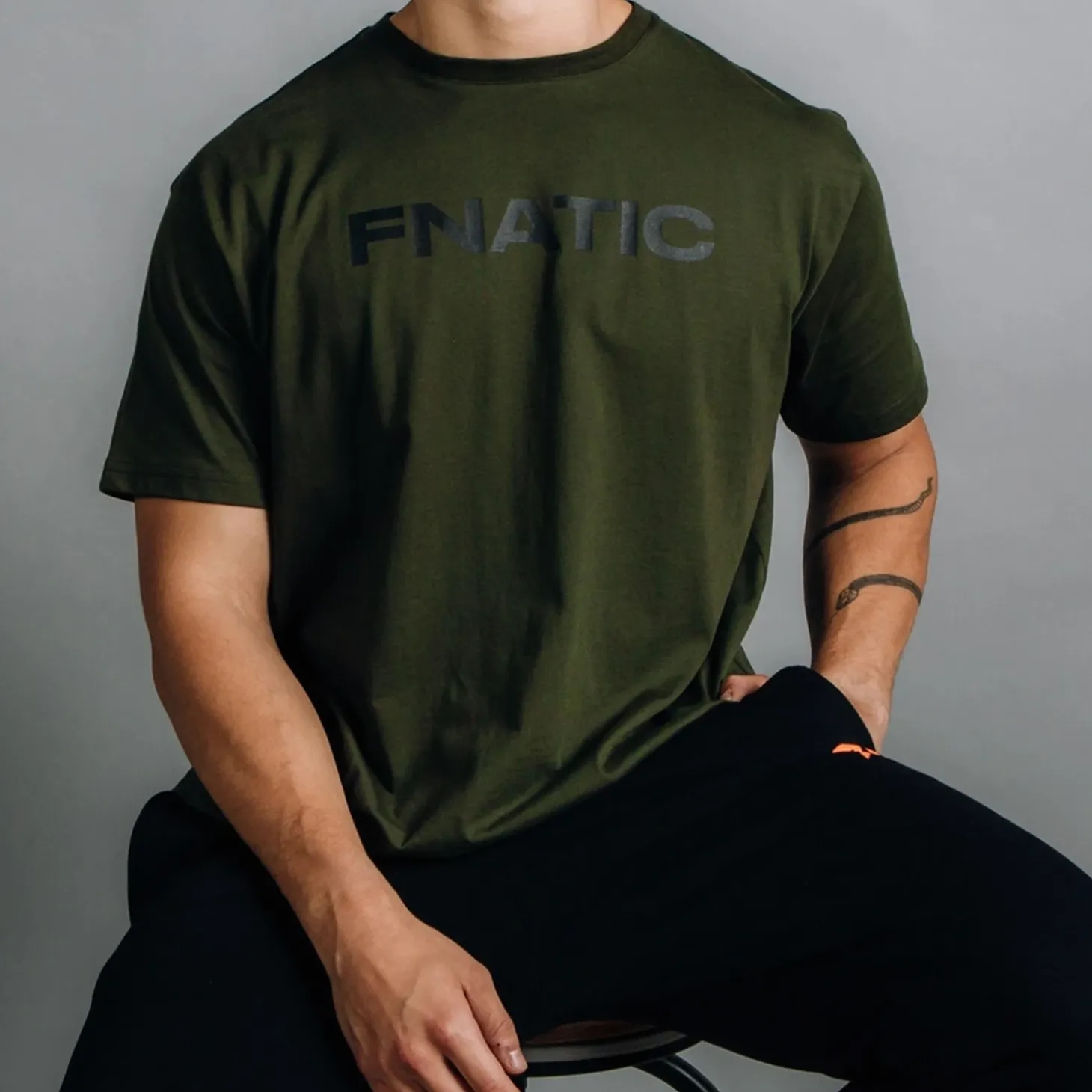 Fnatic T-Shirt Crest Tag Khaki