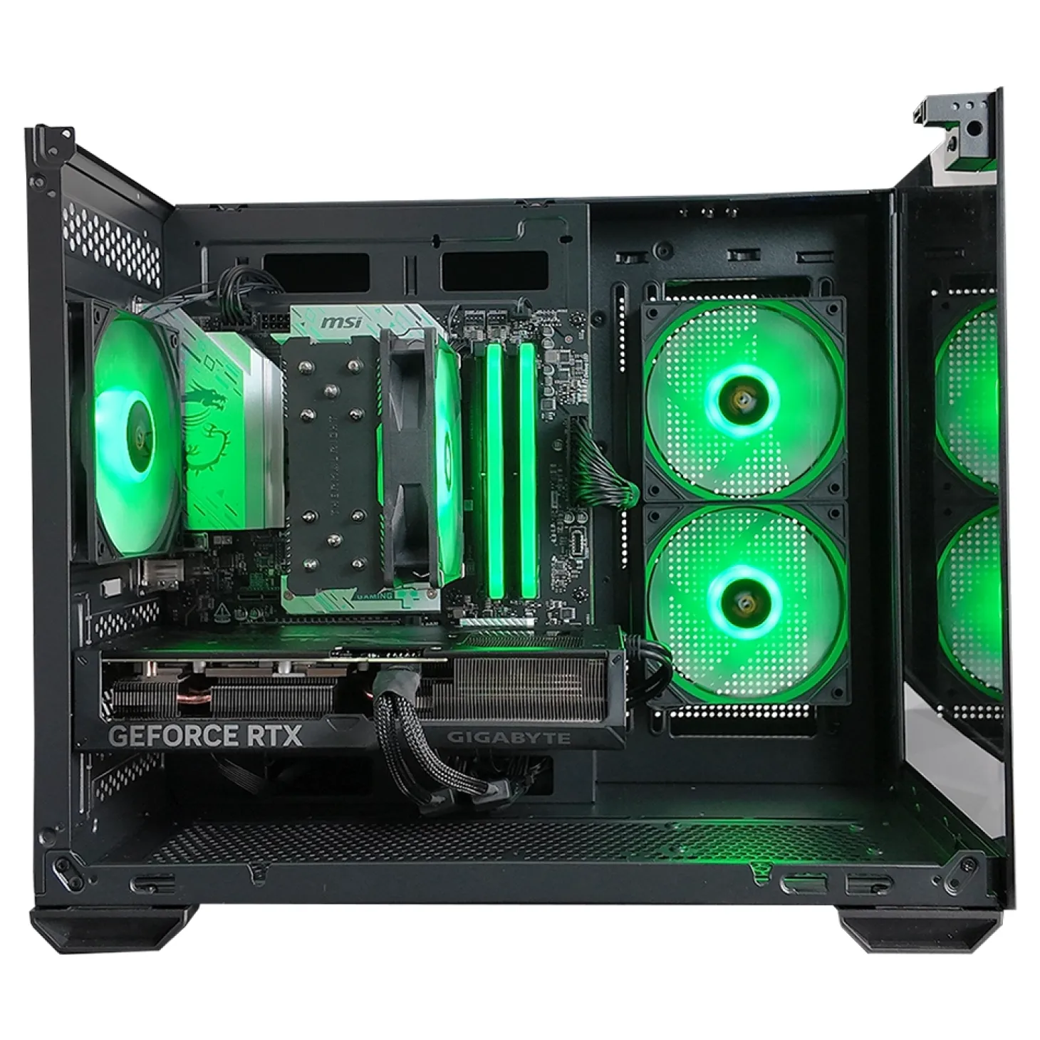 ForzaPC Emeraude – RTX 5070 – AMD Ryzen 7 7700 – 32Go DDR5 6000Mhz – SSD 1To