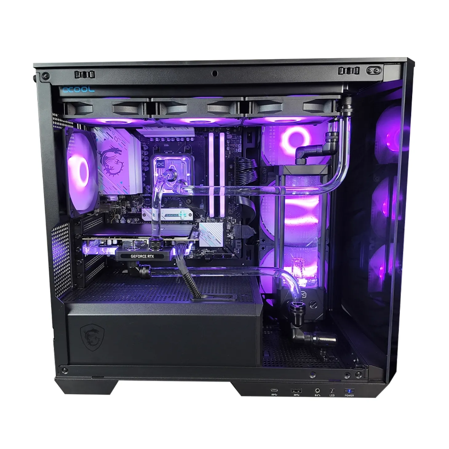 ForzaPC x Alphacool Améthyste 4K – RTX 5080 – AMD Ryzen 7 9800x3D – 32Go DDR5 6000Mhz – SSD 1To