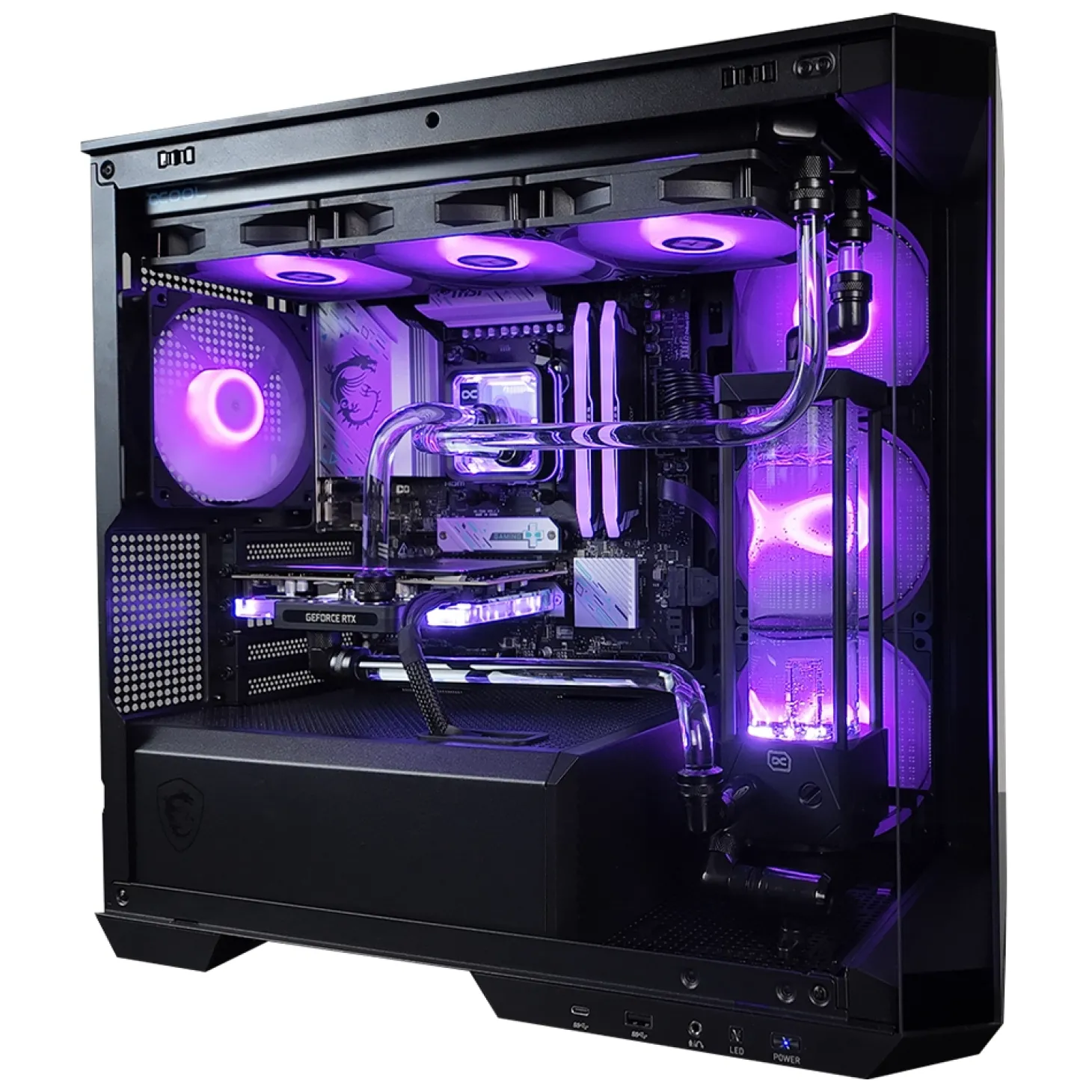 ForzaPC x Alphacool Améthyste 4K – RTX 5080 – AMD Ryzen 7 9800x3D – 32Go DDR5 6000Mhz – SSD 1To