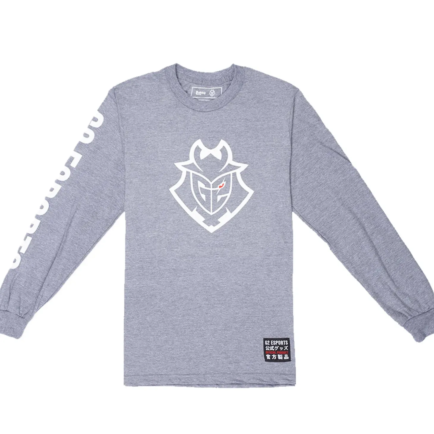 G2 Esports T-shirt Manches longues Essential Gris