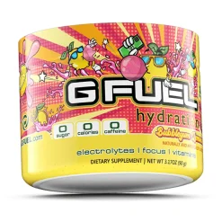 G Fuel Bubblegum Lemonade Hydration