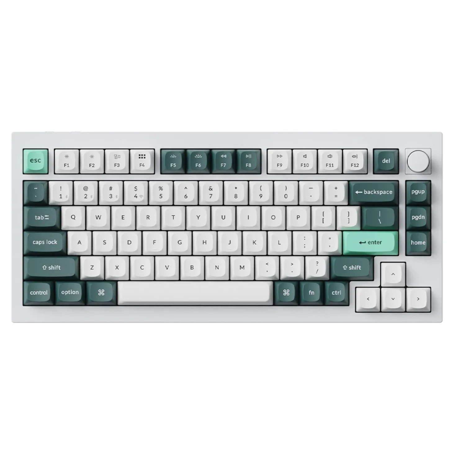 Keychron Q1 HE Wireless ANSI US Blanc
