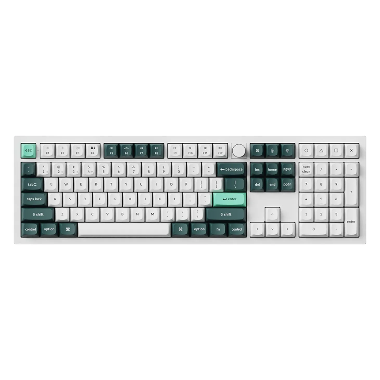 Keychron Q6 HE Wireless ANSI US Blanc