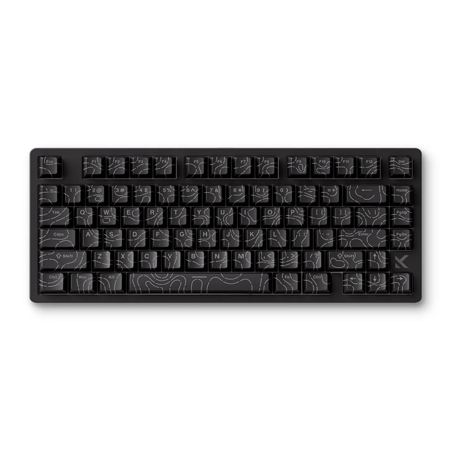 MCHOSE Jet 75 Magnetic ANSI US Topographic Noir