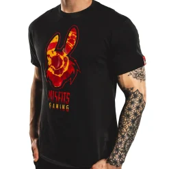 Misfits T-shirt Dyed Logo Noir