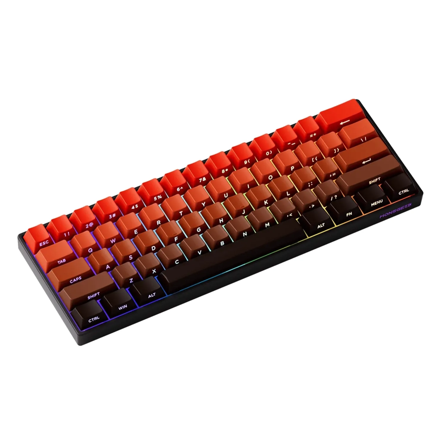 MonsGeek FUN60 MAX HE Wireless ANSI US Blaze Gradient