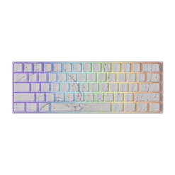 MonsGeek FUN60 MAX HE Wireless ANSI US Nebula Blanc