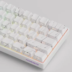 MonsGeek FUN60 MAX HE Wireless ANSI US Nebula Blanc