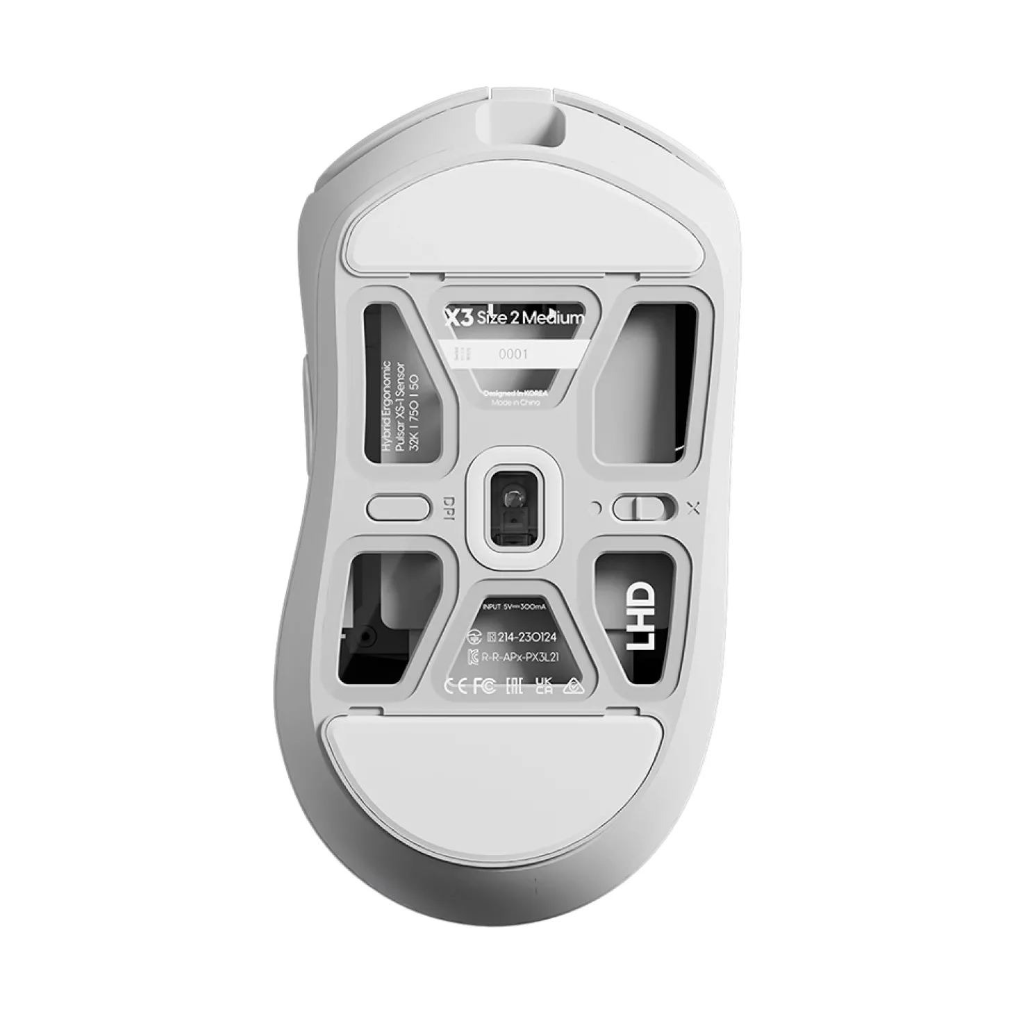Pulsar X3 LHD Wireless Blanc