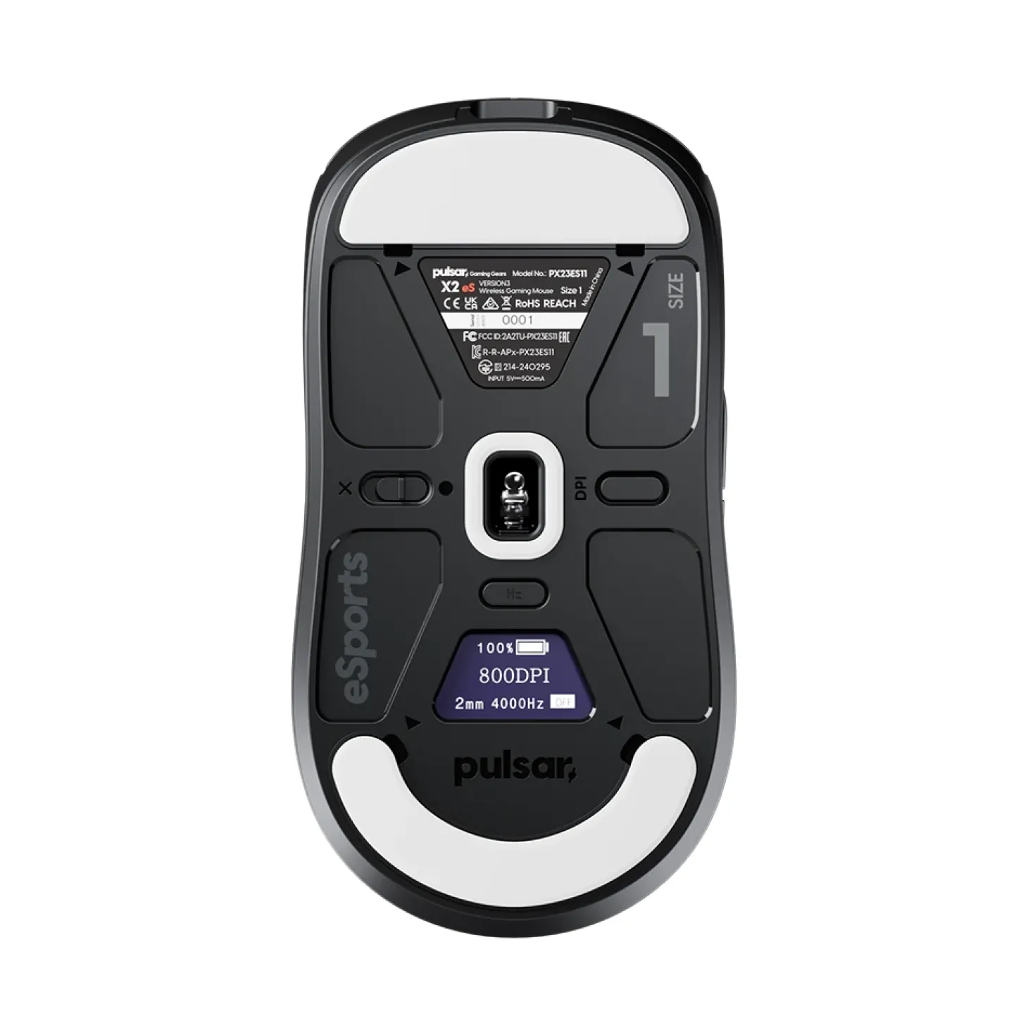 Pulsar X2 V3 eS Mini 8K Wireless Noir